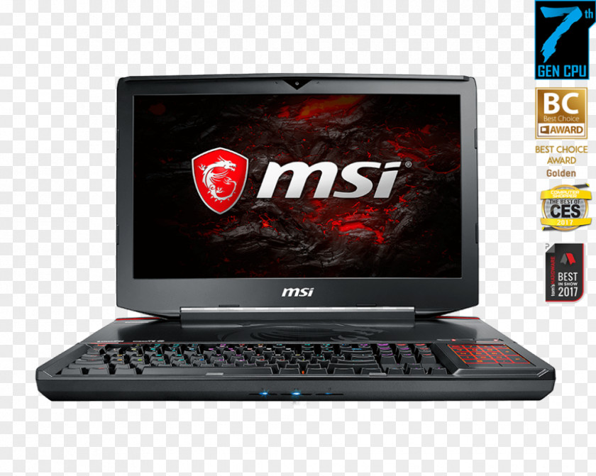 Laptop Intel Core I7 MSI GT83VR Titan SLI PNG