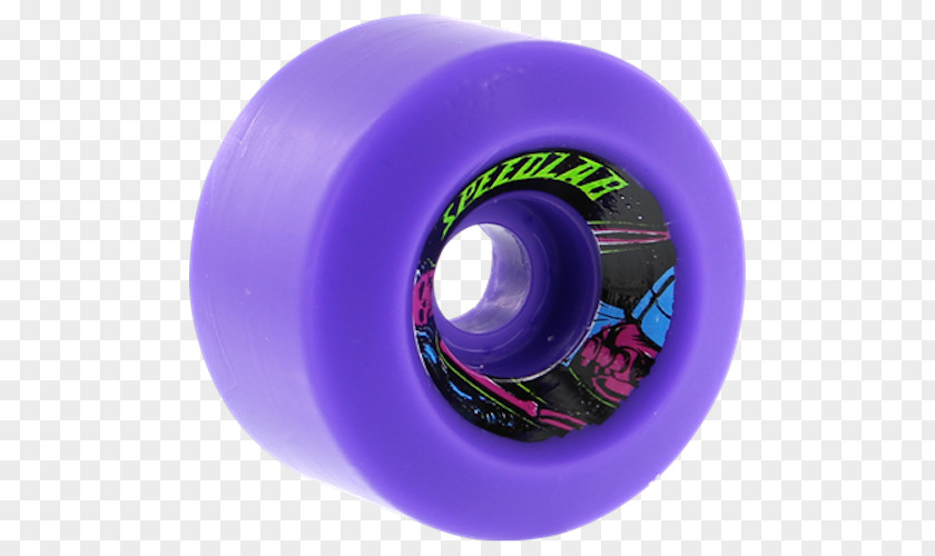Purple Wheel Skateboard PNG