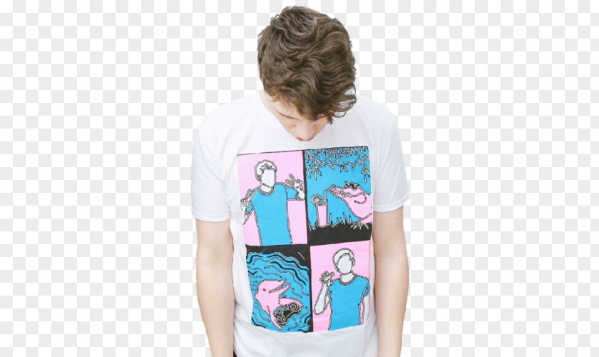 T-shirt Dan And Phil YouTuber Tumblr Cat PNG