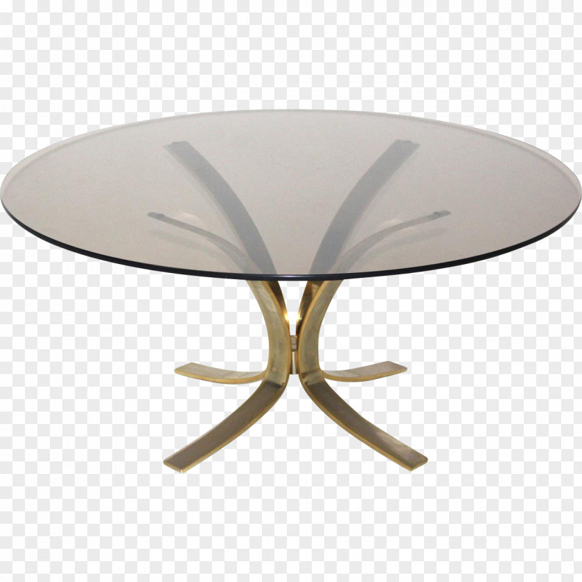 Table Coffee Tables Furniture Smoked Glass PNG