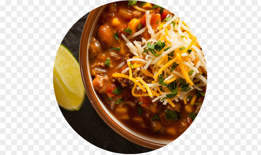 Chili Bowl Con Carne Mexican Cuisine Meat Pepper Recipe PNG