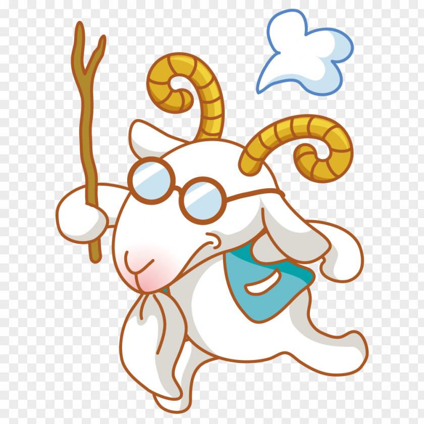 He Took The Branches Of Old Goat Sheep Clip Art PNG