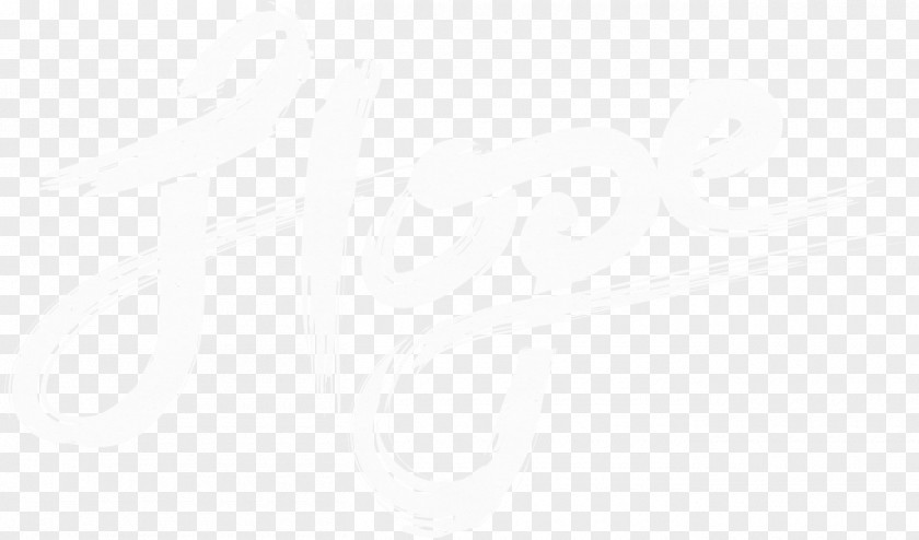 Hope White Line Font PNG
