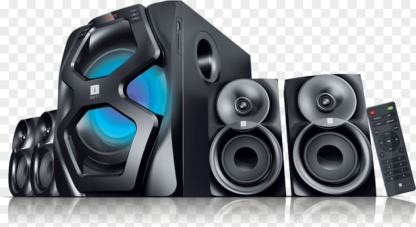 India Subwoofer IBall Loudspeaker Home Theater Systems PNG