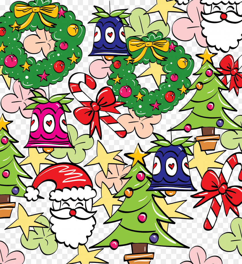 Japanese Textile Pattern Christmas PNG
