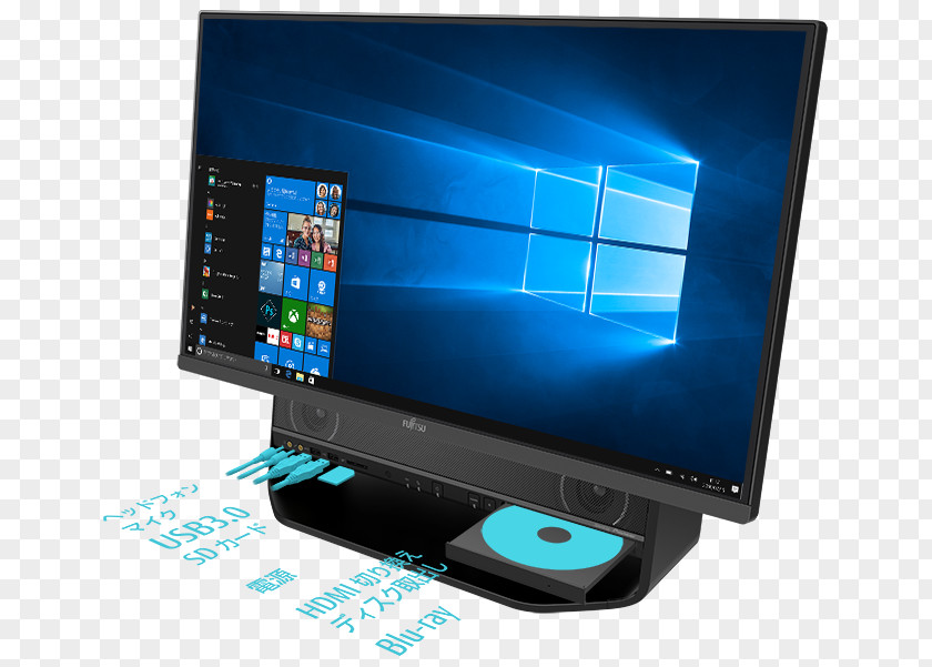Laptop FMV Desktop Computers Personal Computer Fujitsu PNG