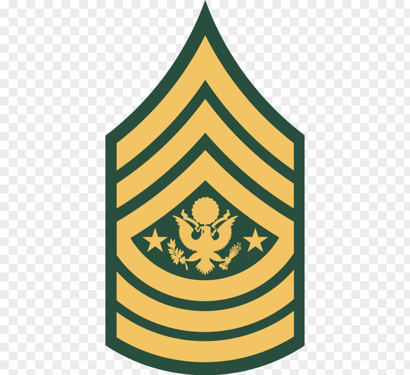Military Sergeant Major Of The Army United States Enlisted Rank Insignia PNG