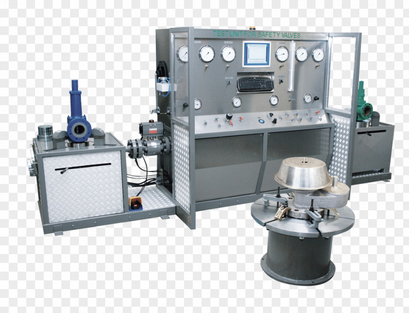 Relief Valve Safety Test Bench Control Valves PNG