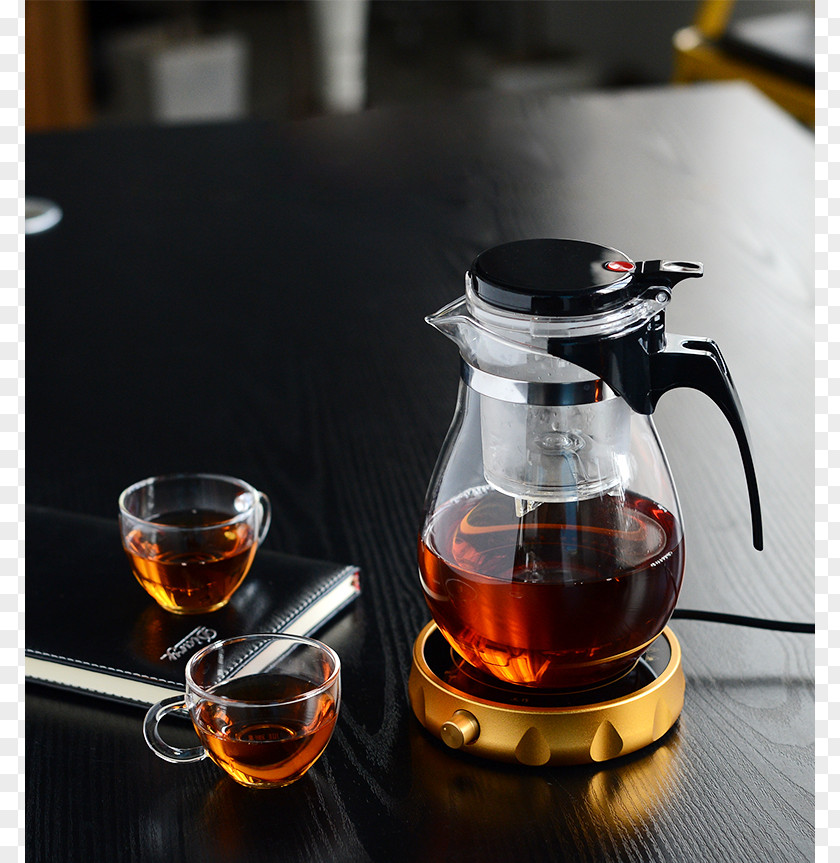Tea Coffee Cup Glass Kettle PNG