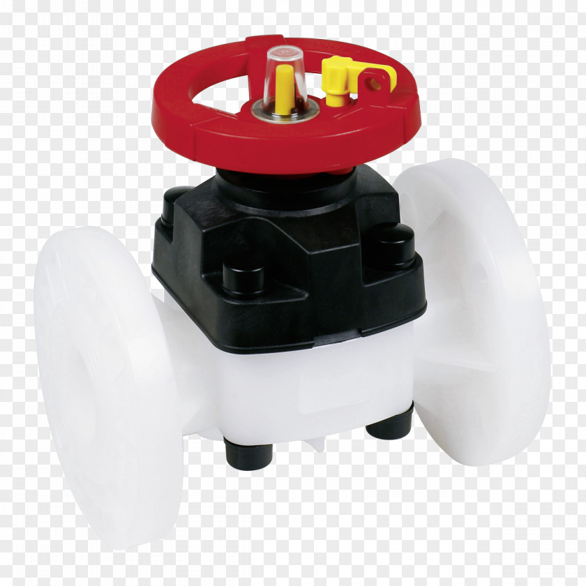 Handwheel Diaphragm Valve Polyvinylidene Fluoride Plastic Polypropylene PNG