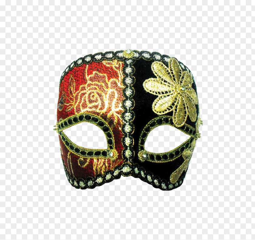 Mask Masquerade Ball Columbina Venice Carnival Gold PNG