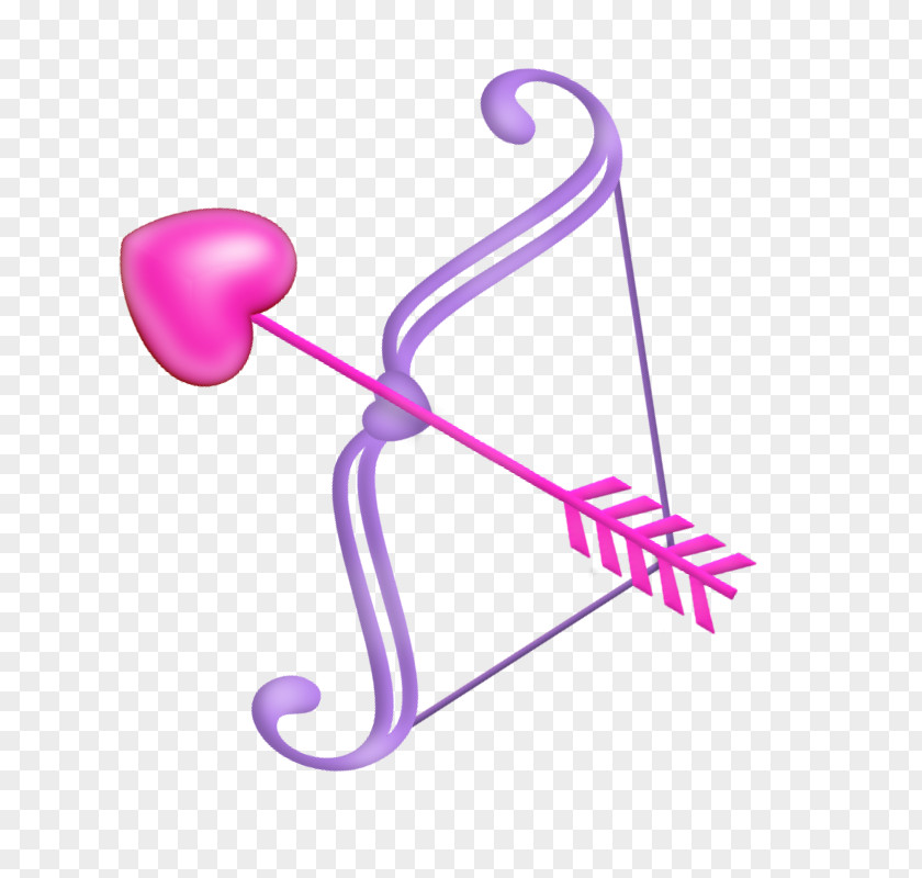 Purple Bow And Arrow Archery PNG