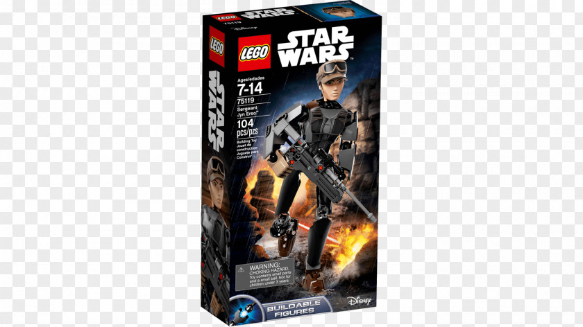 Scarif Jyn Erso Finn Lego Star Wars Toy PNG