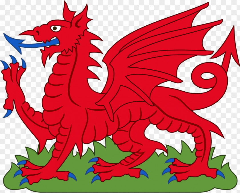 Welsh Flag Of Wales King Arthur Dragon PNG