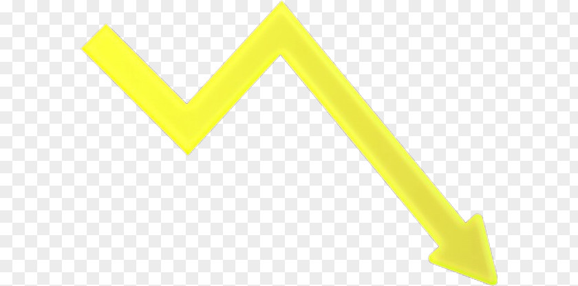 Yellow Line Triangle Font PNG