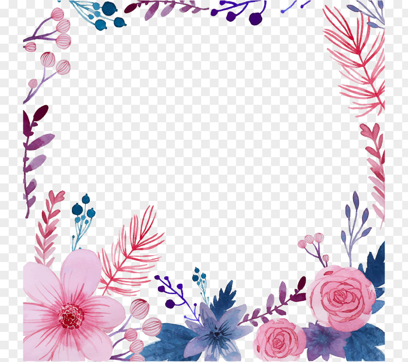 Creative Watercolor Flowers Flower Painting Stock Illustration PNG