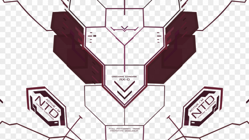 Design Mobile Suit Gundam Unicorn User Interface PNG