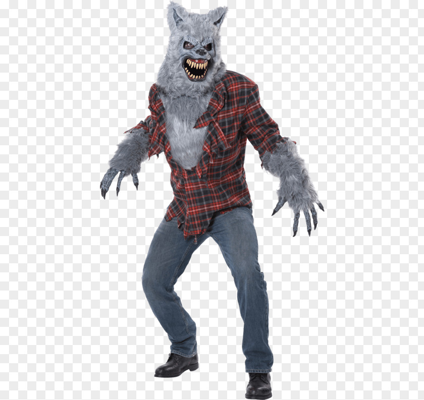 Mask Halloween Costume Party Gray Wolf PNG