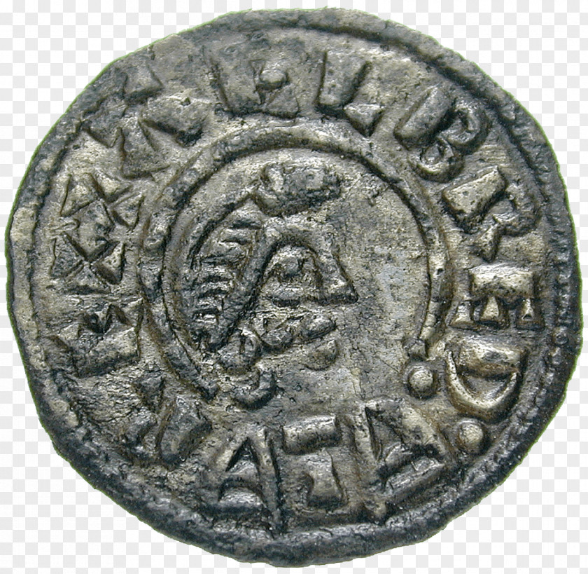 Coin Carolingian Empire Denarius Feudalism History PNG