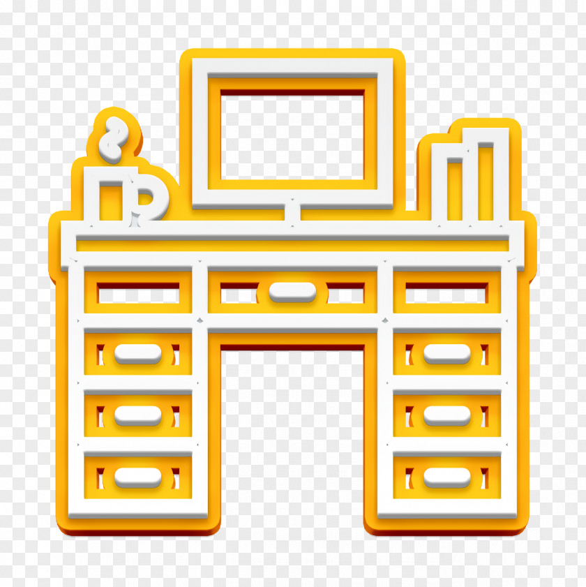 Desk Icon Household Set PNG