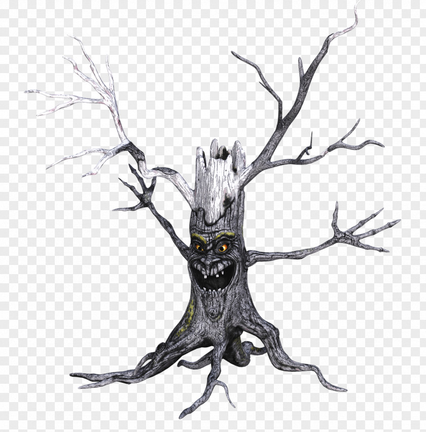 Scary Tree Clip Art PNG