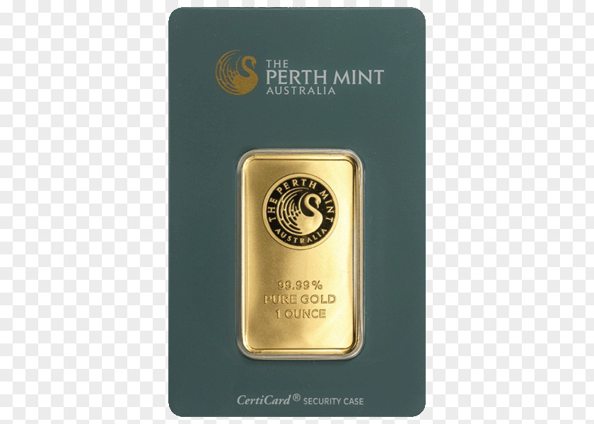 Silver Bar Perth Mint Gold Material PNG