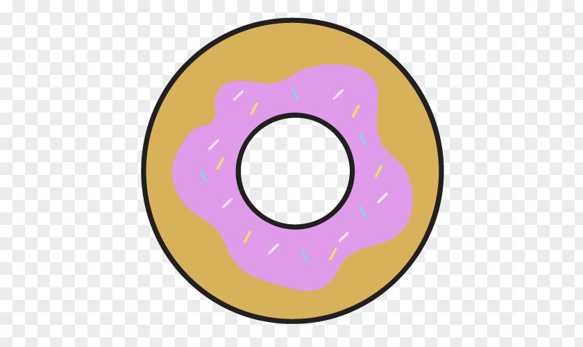 Sprinkles Purple Pink Violet Yellow Smile PNG