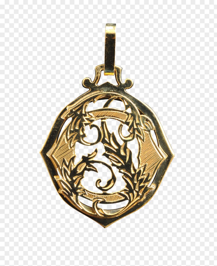 Brass Locket 01504 Bronze Silver PNG