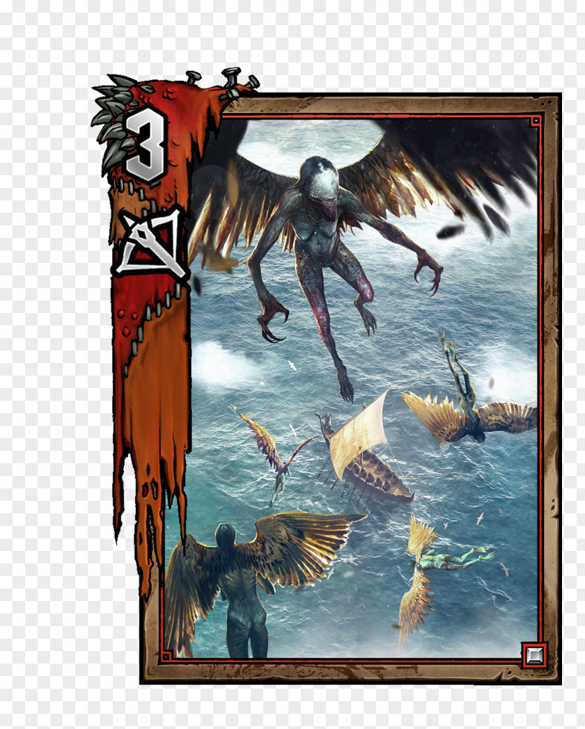Harpia Gwent: The Witcher Card Game Harpy Monster Vedmak PNG