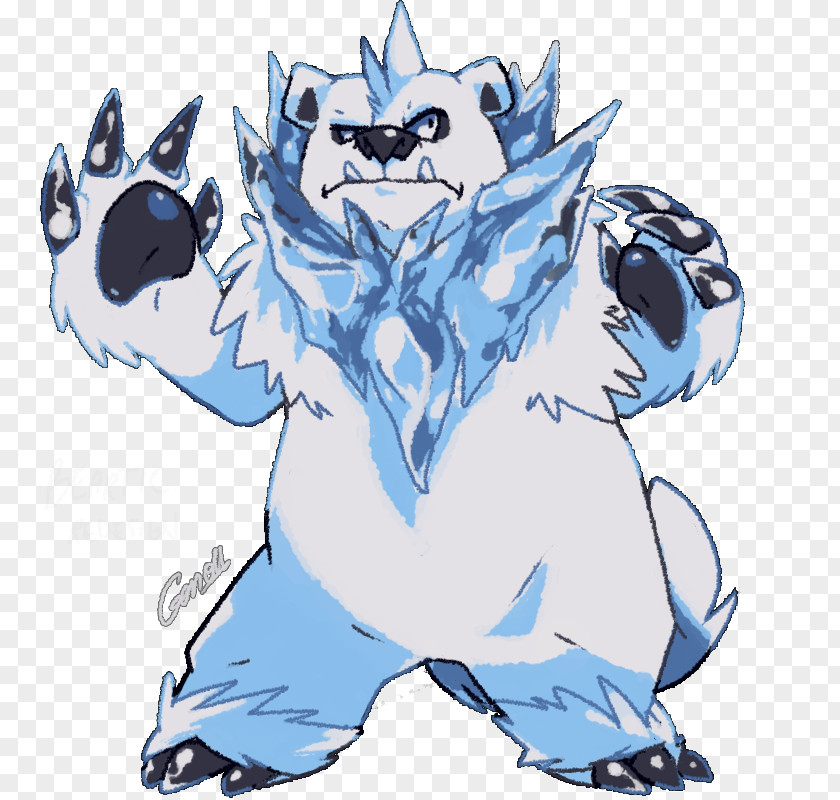 Realistic Nuts Beartic Cubchoo Pokémon PNG