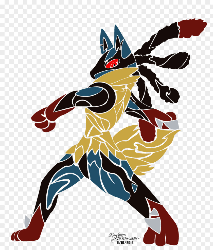 Tribal Animals Pokémon X And Y Lucario Drawing Art PNG