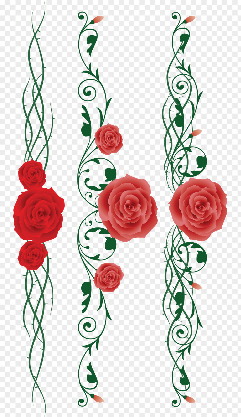 Tribal Rose Cut Flowers Tattoo Floral Design PNG
