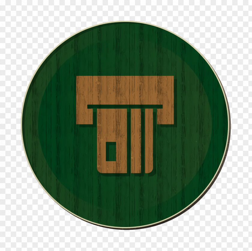 Wood Logo Bank Icon Card Cridet PNG