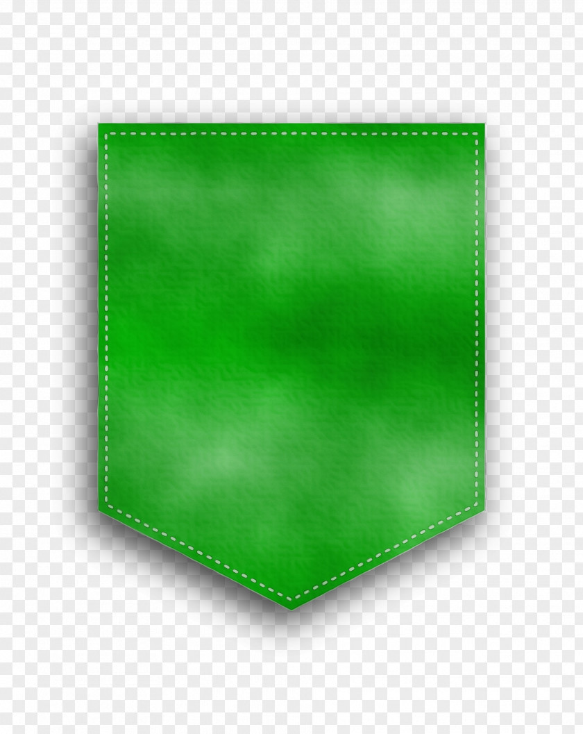 Green Emerald Leaf Square Leather PNG