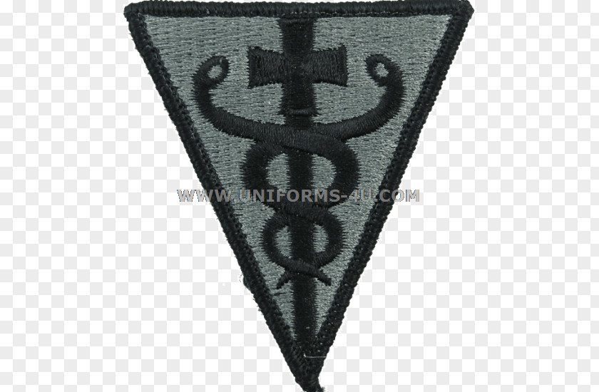 Military Army Combat Uniform 3rd Medical Command (Deployment Support) Shoulder Sleeve Insignia Brigade Operational Camouflage Pattern PNG