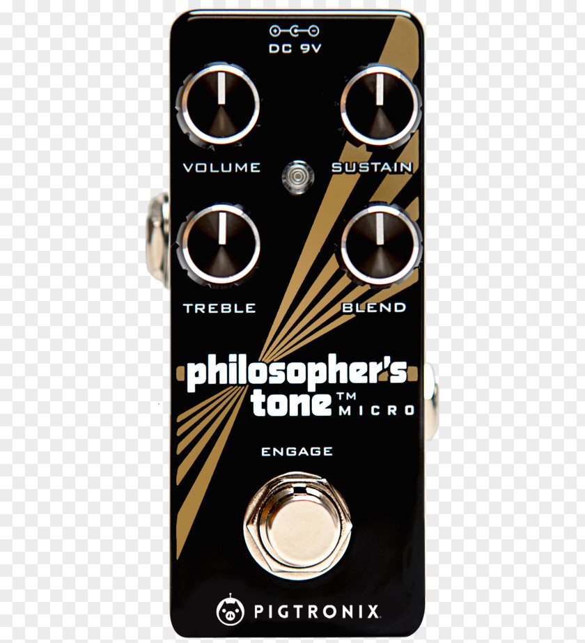 Sustain Pedal Pigtronix Philosopher's Tone Micro Effects Processors & Pedals Guitar PNG