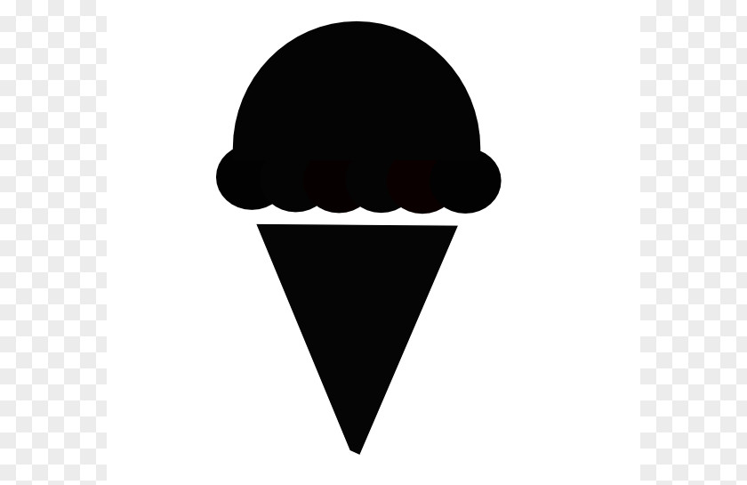 Cupcake Silhouette Ice Cream Cones Sundae PNG