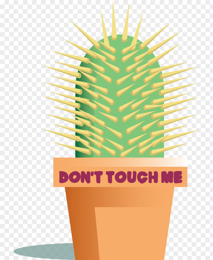 Funny Cactus Citroën M Flowerpot Font PNG