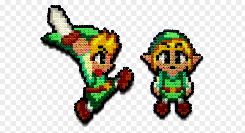 Green Artist Zelda Pixel Art PNG