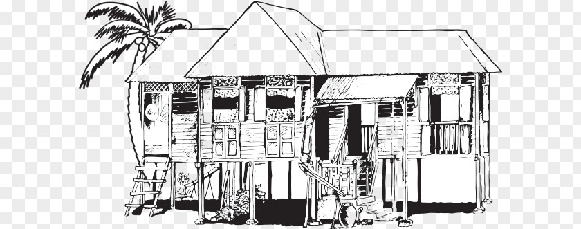 The Kampung Boy Production Drawing Malay Houses Sketch PNG