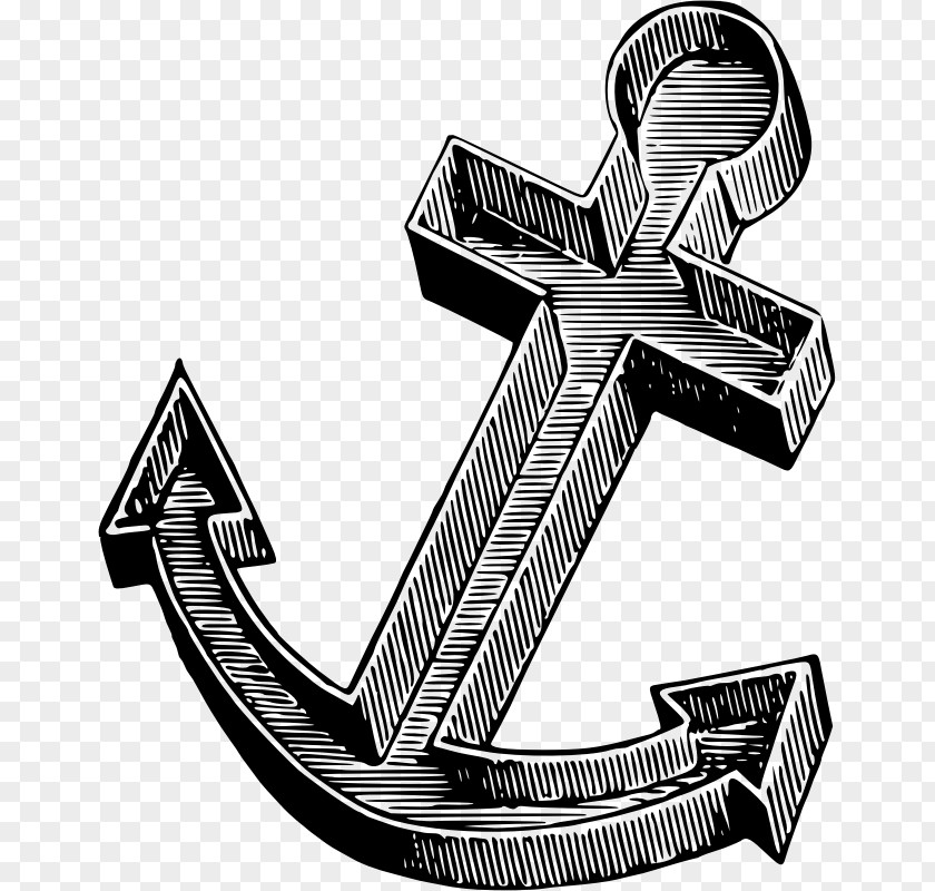 Anchor Drawing Transom Clip Art PNG