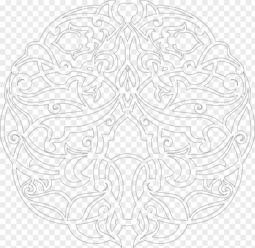 Arab Pattern Symmetry Product Design PNG