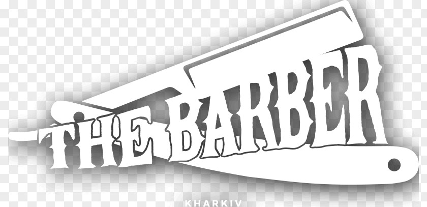 Barber Knife TheBarber Logo Hairdresser Brand PNG
