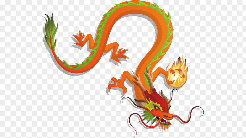 Dragon Chinese New Year Calendar PNG