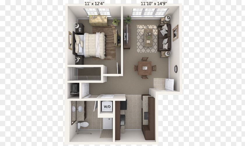 Park Floor Shelf Plan Bathroom PNG