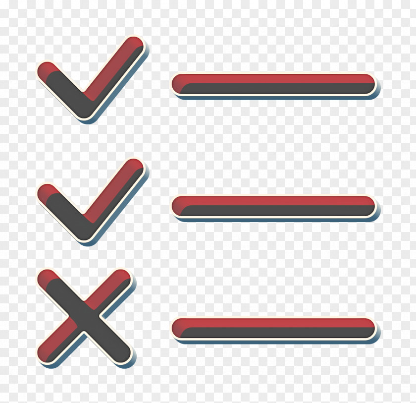Rectangle Material Property Checklist Icon Checkmark Done PNG