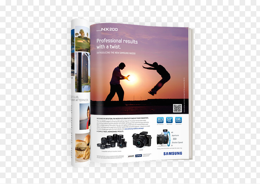 Samsung Nx200 Advertising Brand Poster PNG