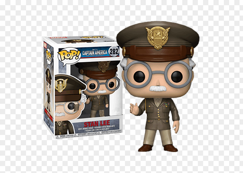 Stan Lee Captain America Groot Funko Marvel Cinematic Universe Cameos PNG