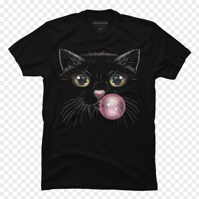 Cat Lover T Shirt Concert T-shirt Black Hoodie PNG
