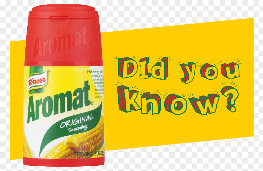 Did You Know Orange Drink Aromat Brand South Africa Knorr PNG